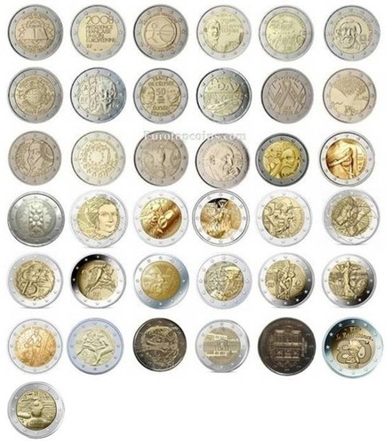2 euro gedenkmünzen - euro,