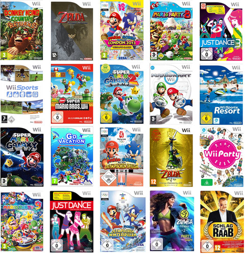 Nintendo wii spiele auswahl - nintendo,